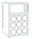 Винный шкаф Cavanova OW012-3T