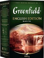 Чай чёрный Greenfield English Edition (Энглиш Эдитион) 100 г арт.1380-14