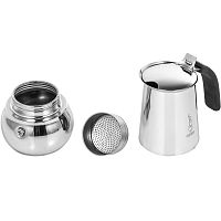 Гейзерная кофеварка Bialetti "Kitty Nera Elegance" 10 порций (400 мл.) 1715