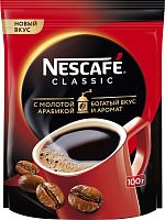 Кофе растворимый сублимированный Nescafe Classic 100 г м/у