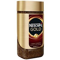 Кофе растворимый  сублимированный с добавлением молотого Nescafe Gold 95г