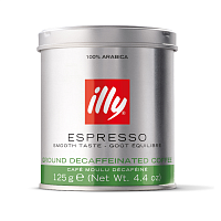 Кофе без кофеина молотый Illy 125 гр.