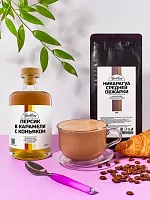 Сироп для кофе Flavor Bay Карамелизованый, Персик с Коньяком 250 мл