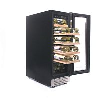Винный шкаф CellarPrivate встраиваемый, однокамерный на 20 бутылок (CP020-1T)
