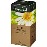 Чай в пакетиках Greenfield Rich Camomile (Рич Камомайл) травяной 25х1.5 г арт.0432-10