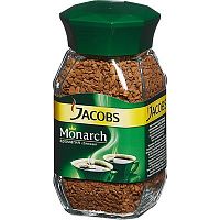 Кофе растворимый сублимированный Jacobs  Монарх 190г ст.б.