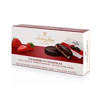 Конфеты ANTHON BERG с марципаном Клубника в шампанском 220г*12