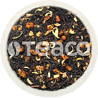 Чай чёрный ароматизированный Teaco Облепиха с индийским черным чаем и грушей 100 г