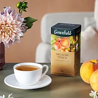 Чай в пакетиках Greenfield Mellow Peach зеленый 25 шт