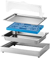 Витрина нейтральная охлаждаемая для морепродуктов Viatto VA-SFD10IB