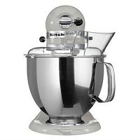 Планетарный миксер KitchenAid Artisan 5KSM150PSEMC хром металлик