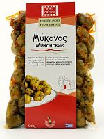 Оливки OLYMP Миконские перец и чеснок 500 гр.