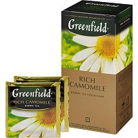 Чай в пакетиках Greenfield Rich Camomile (Рич Камомайл) травяной 25х1.5 г арт.0432-10