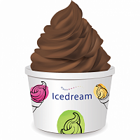 Смесь сухая для мягкого мороженого IceDream Шоколадное 1,666 кг